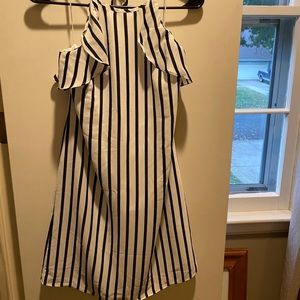 Striped halter dress